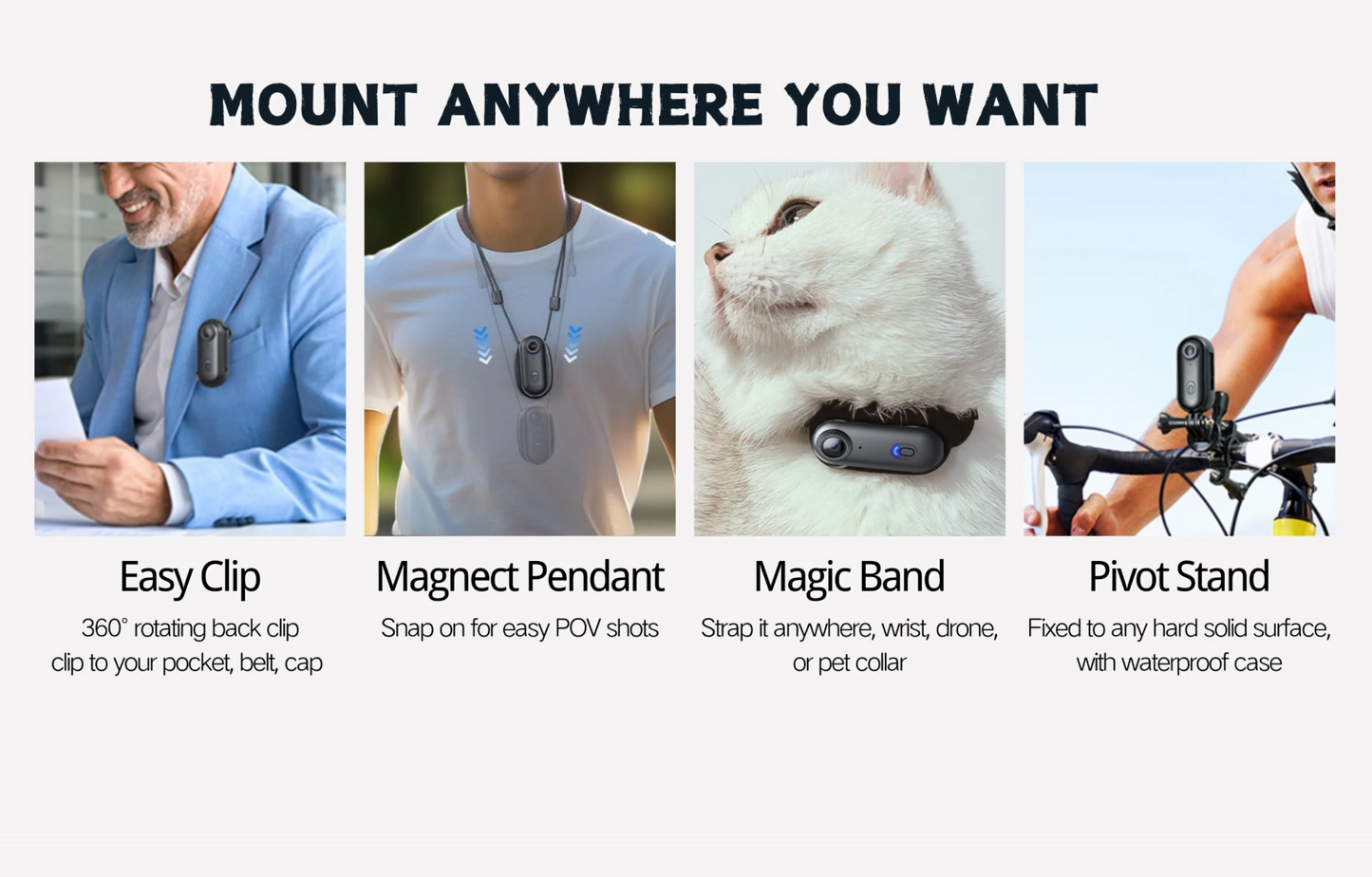 ActionSnap™ - Thumb Action Camera